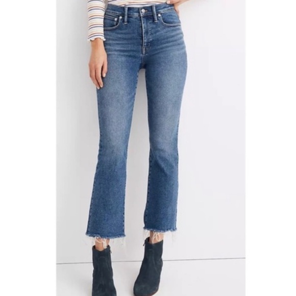 Madewell Slim Demi boot cut Jean - Picture 1 of 4